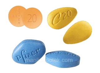 Cialis, Viagra, Levitra pills